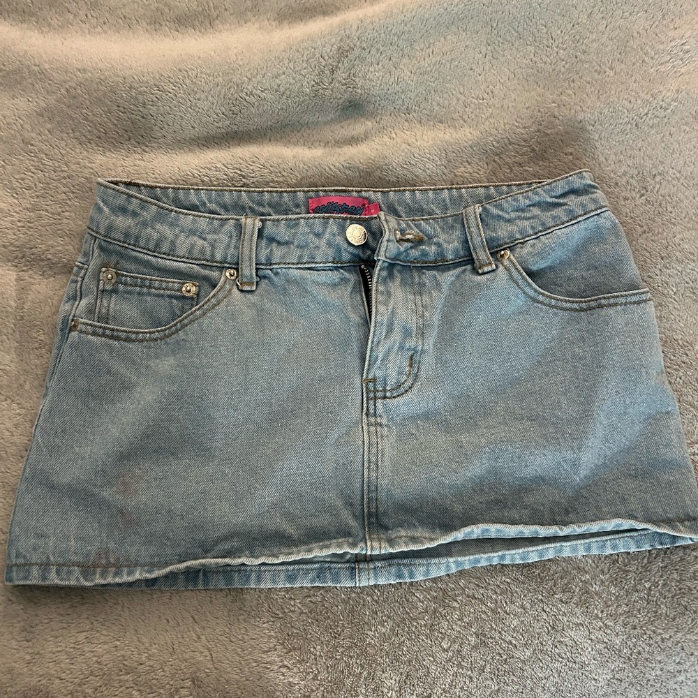 Chiara Denim Micro Skirt